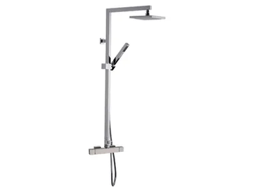 A39-C2 - Wall-mounted thermostatic shower panel with overhead shower by Rubinetterie Mariani - view 2